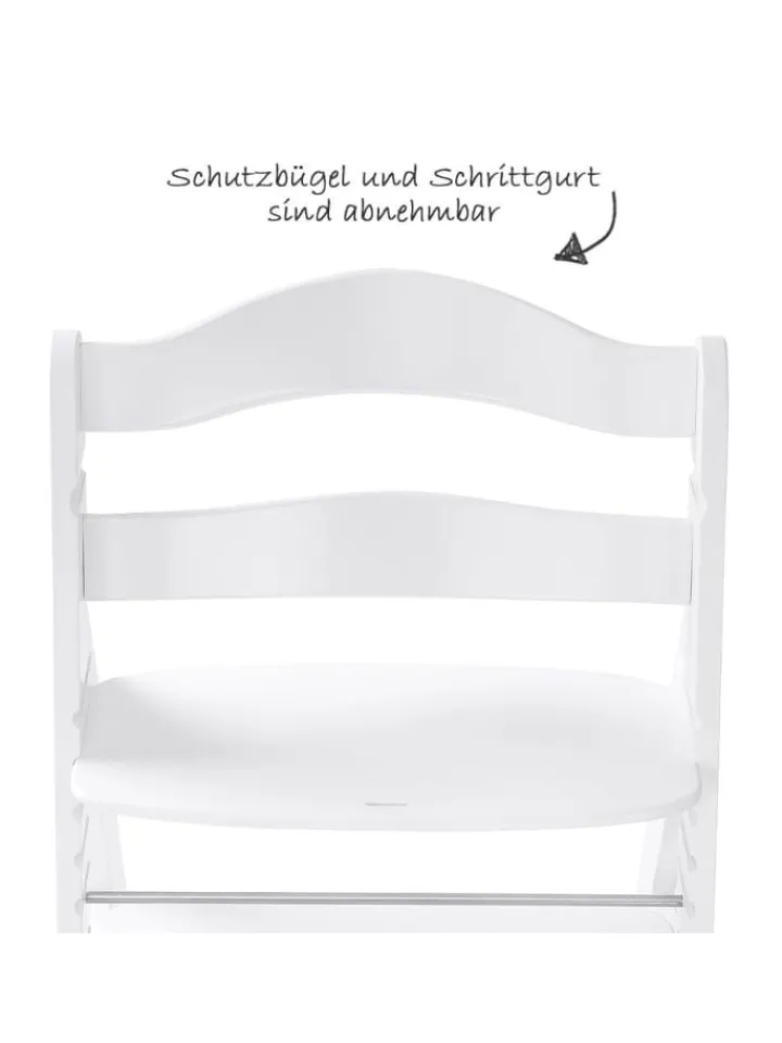 Hauck Babymöbel<Hochstuhl Alpha Plus - White in weiss