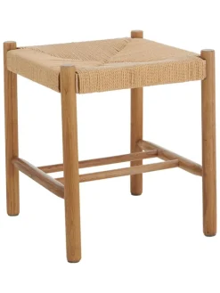 Ellos Home Sitzmöbel<Hocker "Ellan" in Hellbraun - (B)40 x (H)46 x (T)40 cm
