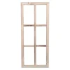UNUS Gartendekoration<Holzfenster Dekoration Altholz in Grau