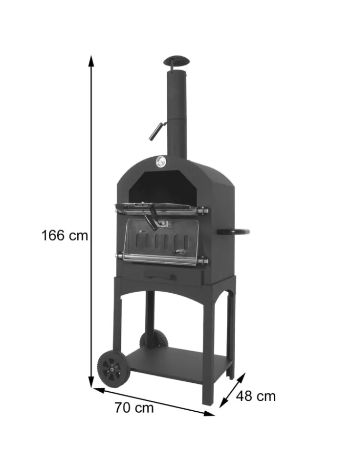 MCW Grillen<Holzkohlegrill N15 Grillrost Holzkohlerost Pizzastein