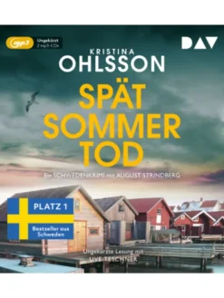 Der Audio Verlag Hörbücher<Hörbuch - Spätsommertod. Ein Schwedenkrimi mit August Strindberg