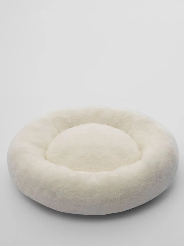 Paws&Whiskers Hunde<Hundebett "Pugalo" in Creme