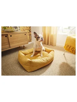 Laboni Hunde<Hundebett "Tudor" in Gelb