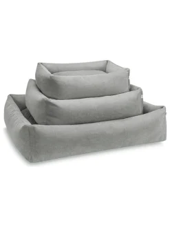 Laboni Hunde<Hundebett-Bezug "Tudor" in Grau