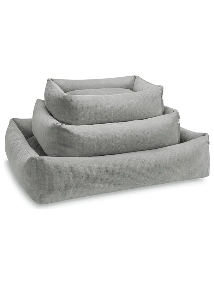 Laboni Hunde<Hundebett-Bezug "Tudor" in Grau