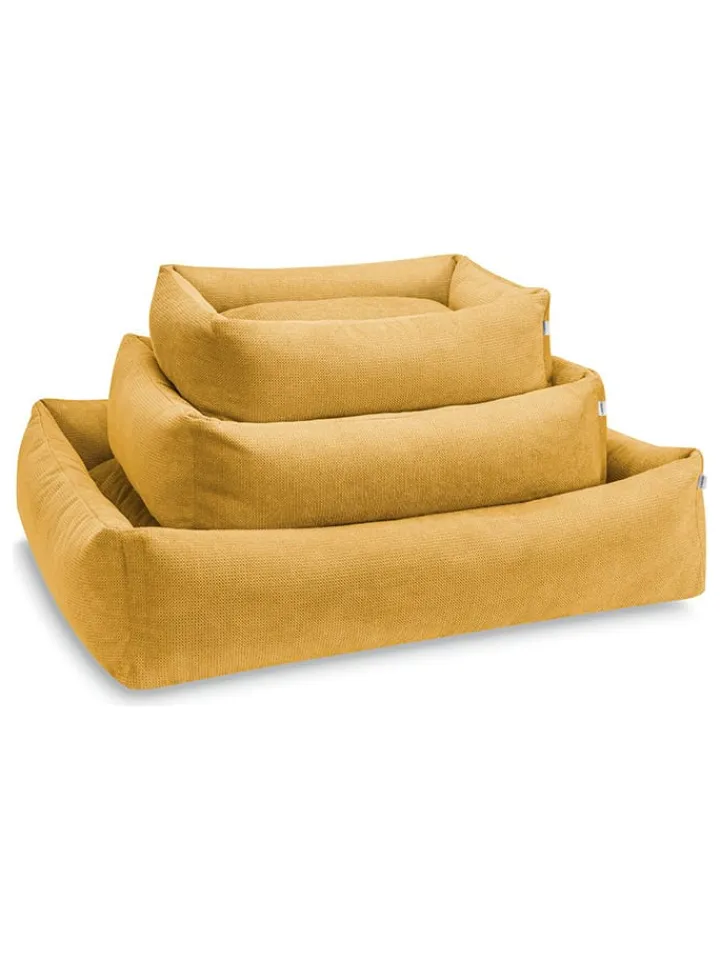 Laboni Hunde<Hundebett-Bezug "Tudor" in Gelb