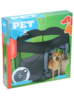 Edco Hunde<Hundegehege in Grau - (H)75 x Ø 100 cm