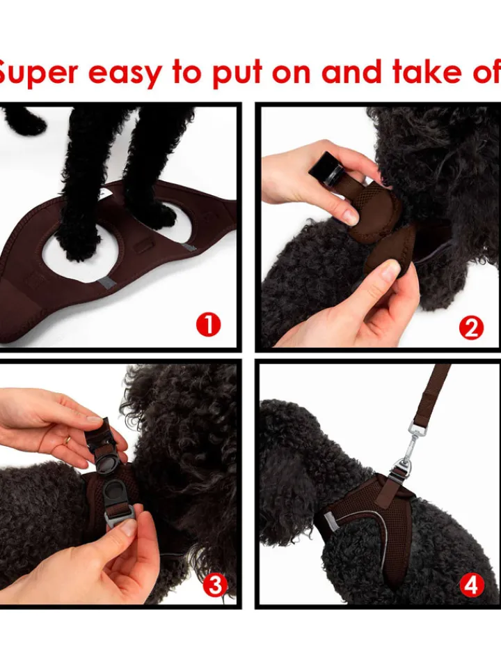 Paws&Whiskers Hunde<Hundegeschirr in Braun