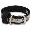 VOV & VUF Hunde<Hundehalsband in Beige/ Schwarz