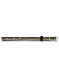VOV & VUF Hunde<Hundehalsband in Schwarz/ Braun