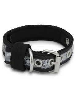 VOV & VUF Hunde<Hundehalsband in Schwarz/ Grau