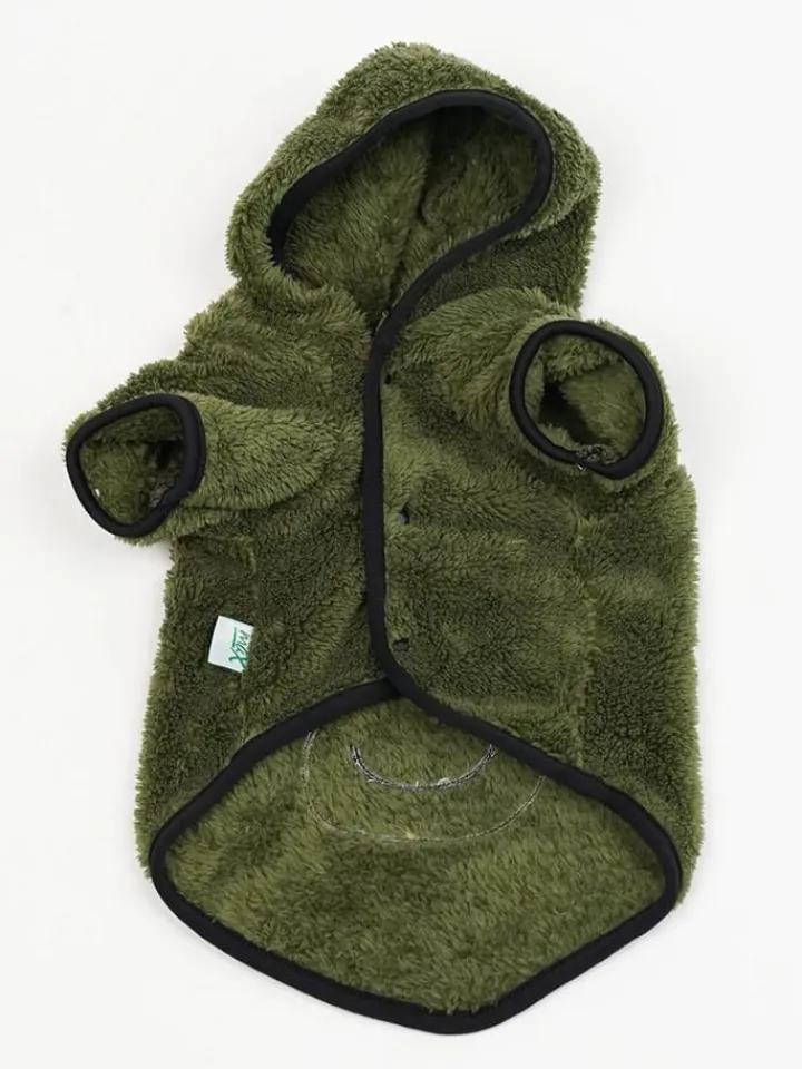 Paws&Whiskers Hunde<Hundehoodie in Khaki