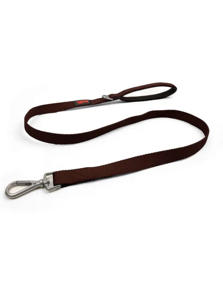Paws&Whiskers Hunde<Hundeleine ''Match Middle'' in Braun - (L)130 cm