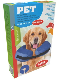 Edco Hunde<Hunde-Nackenkissen in Blau - Größe L
