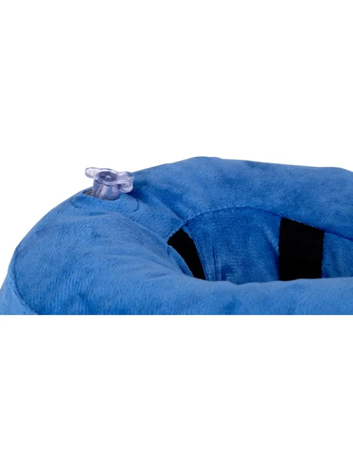 Edco Hunde<Hunde-Nackenkissen in Blau - Größe M
