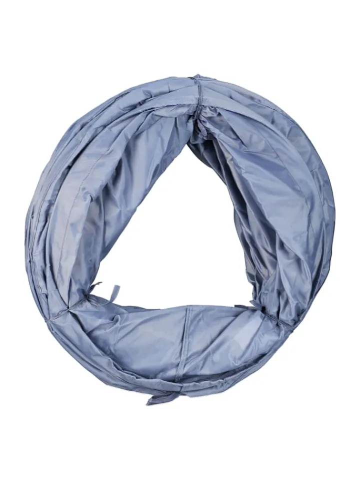 relaxdays Hunde<Hundetunnel in Grau - (B)200 x Ø 40 cm