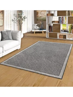 Pergamon Outdoorteppiche<In & Outdoor Teppich Hampton Meliert in Zwart