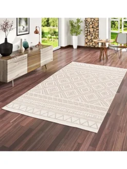 Pergamon Outdoorteppiche<In & Outdoor Teppich Flachgewebe Ottawa Ethno in Beige