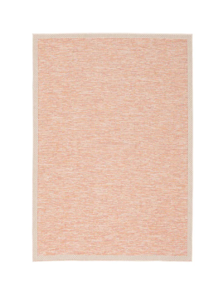Pergamon Outdoorteppiche<In & Outdoor Teppich Flachgewebe Ottawa Bordüre in Terracotta