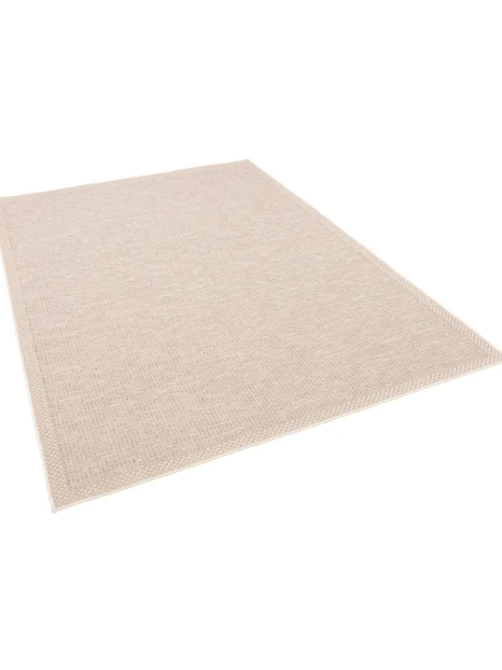 Pergamon Outdoorteppiche<In & Outdoor Teppich Flachgewebe Ottawa Bordüre in Beige