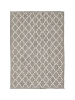 Pergamon Outdoorteppiche<In & Outdoor Teppich Flachgewebe Valencia Modern in Grijs
