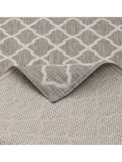 Pergamon Outdoorteppiche<In & Outdoor Teppich Flachgewebe Valencia Modern in Grijs