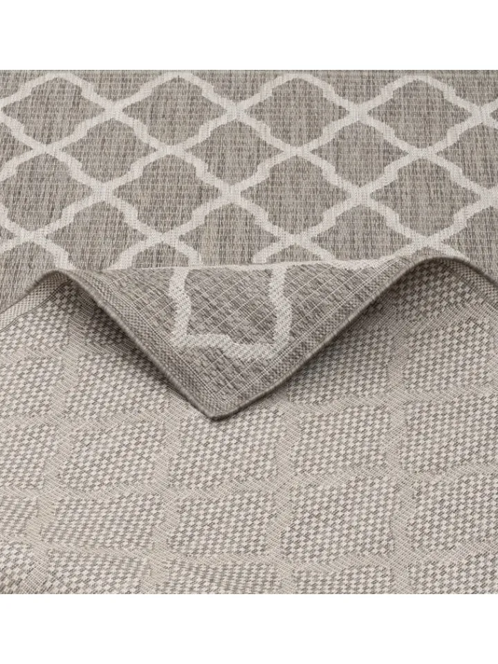 Pergamon Outdoorteppiche<In & Outdoor Teppich Flachgewebe Valencia Modern in Grijs