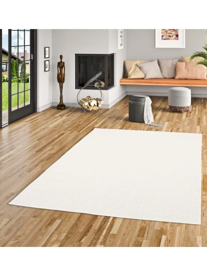 Pergamon Outdoorteppiche<In & Outdoor Teppich Flachgewebe Valencia Mix in Creme