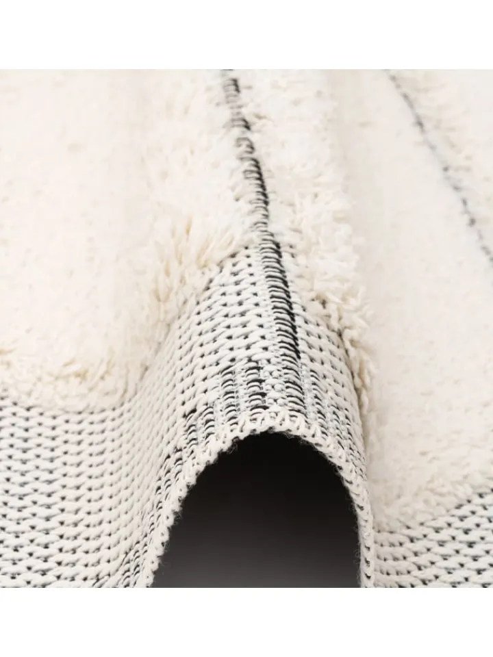 Pergamon Outdoorteppiche<In & Outdoor Teppich Shaggy Sylt Trend in Grijs