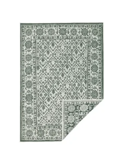 NORTHRUGS Teppiche & Fußmatten<In- & Outdoor Wendeteppich Curacao Grün Creme