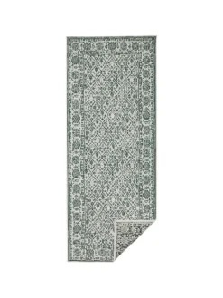 NORTHRUGS Teppiche & Fußmatten<In- & Outdoor Wendeteppich Curacao Grün Creme