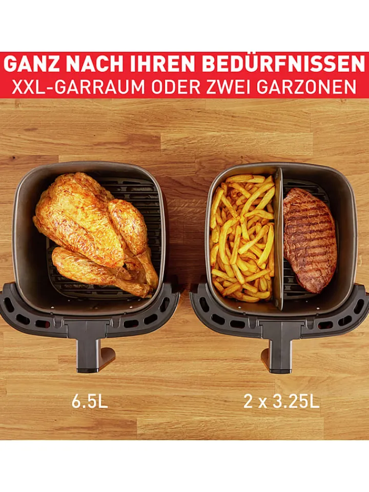 Tefal Küchenelektronik<2-in-1 Heißluftfritteuse "Easy Fry & Grill - EY801410" in Dunkelblau