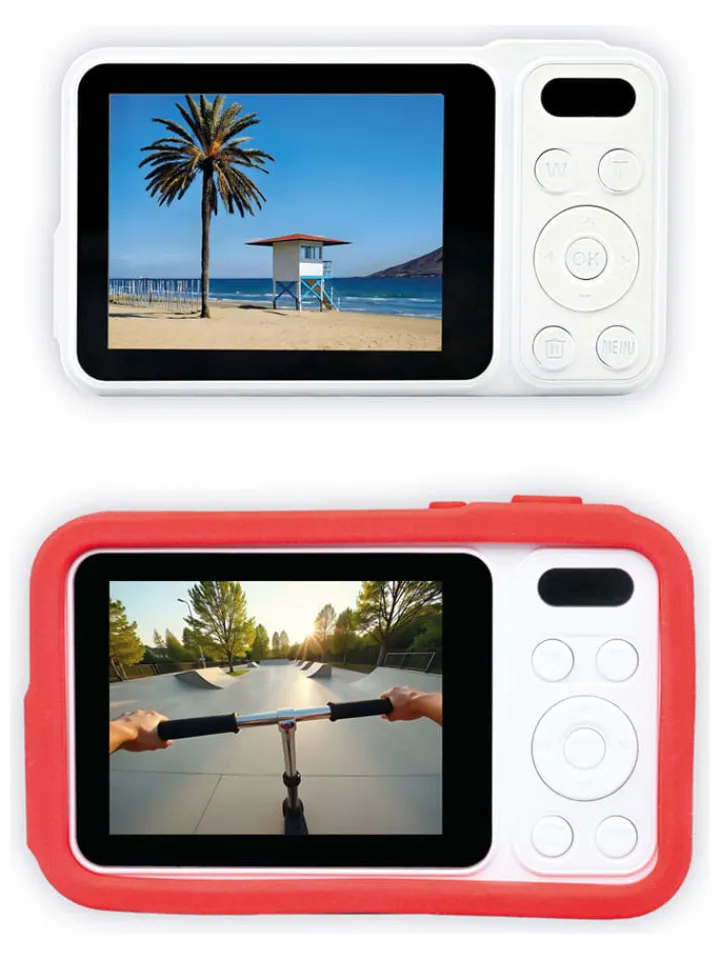 Buki France Foto & Video<2-in-1 Kinder-Kamera in Weiß - ab 8 Jahren