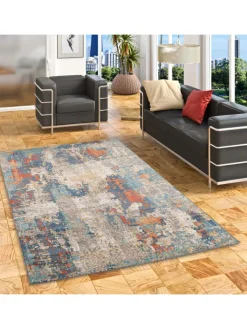 Pergamon Teppiche & Fußmatten<In- und Outdoor Designer Teppich Lagos Vintage in Grijs