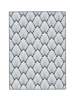 Pergamon Outdoorteppiche<In- und Outdoor Teppich Beidseitig Cape Cod Modern in Blau