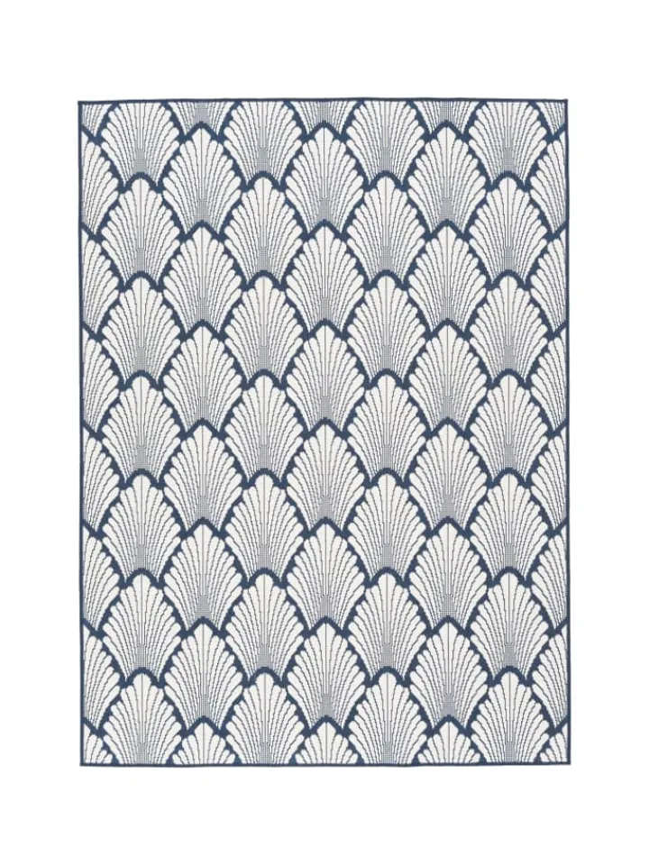 Pergamon Outdoorteppiche<In- und Outdoor Teppich Beidseitig Cape Cod Modern in Blau
