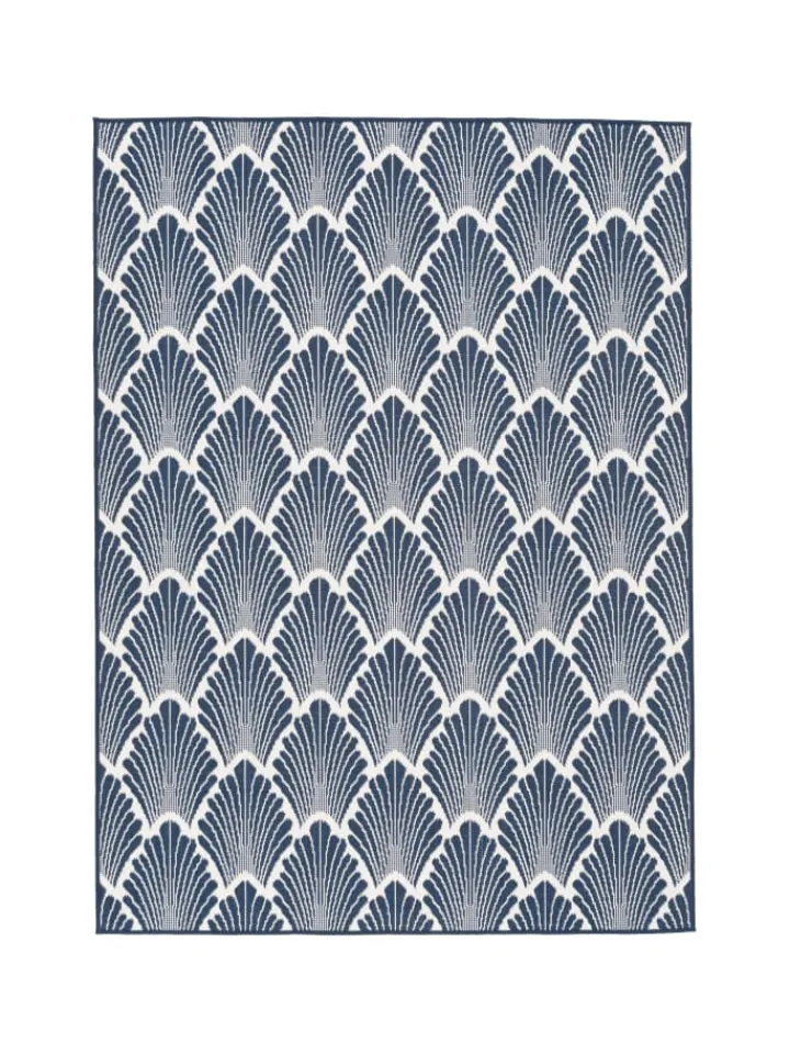 Pergamon Outdoorteppiche<In- und Outdoor Teppich Beidseitig Cape Cod Modern in Blau