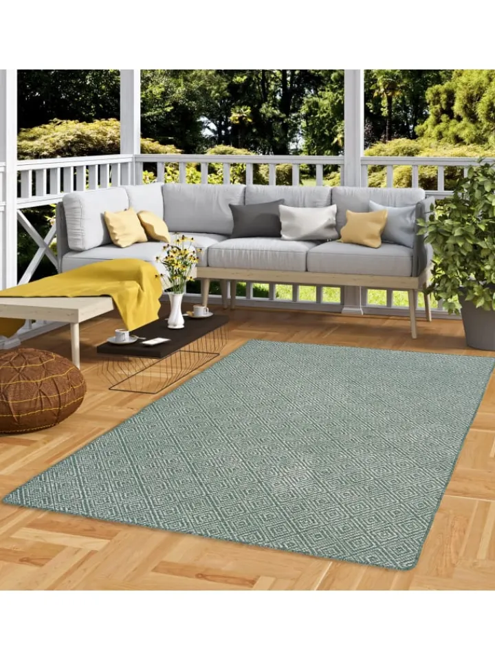 Snapstyle Teppiche & Fußmatten<In- und Outdoor Teppich Beidseitig Newport Modern in Grün