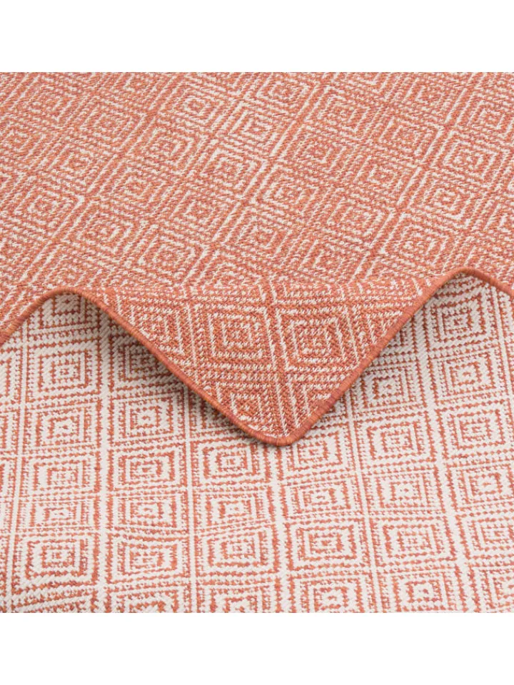 Snapstyle Outdoorteppiche<In- und Outdoor Teppich Beidseitig Newport Modern in Terrakotta