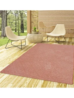 Snapstyle Outdoorteppiche<In- und Outdoor Teppich Beidseitig Newport Modern in Terrakotta