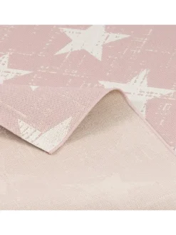 Pergamon Outdoorteppiche<In- und Outdoor Teppich Carpetto Sterne in Rosa