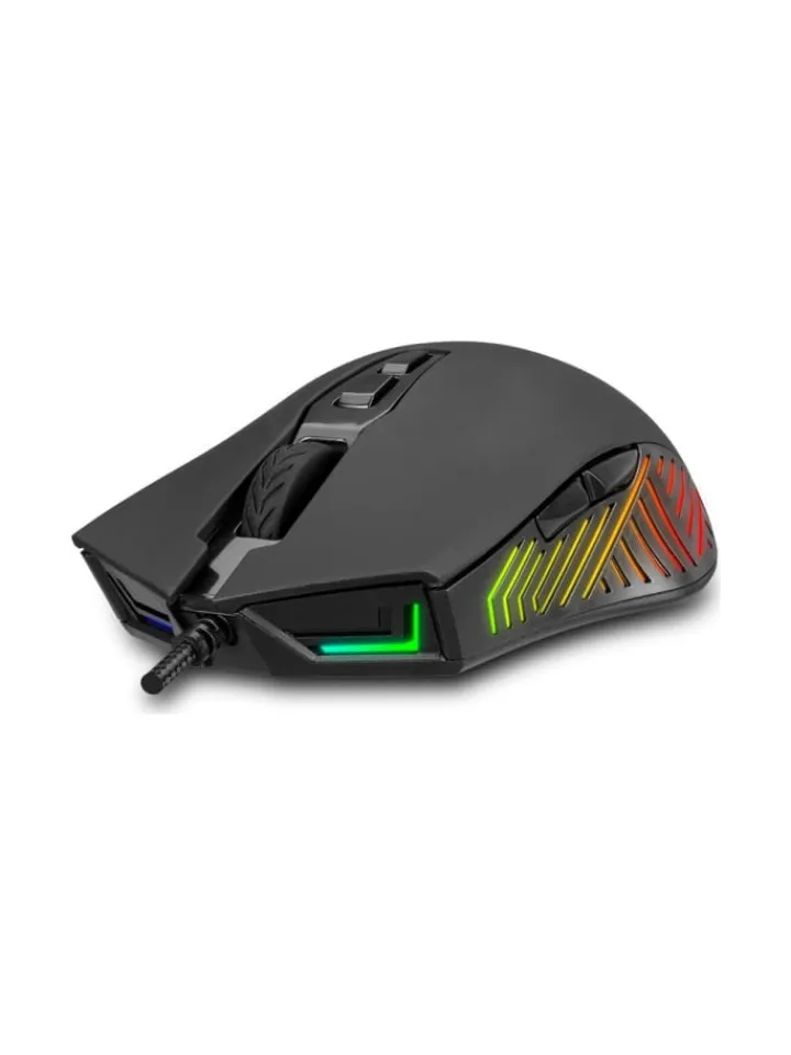 Inca Tablets, Konsolen & Elektronisches Spielzeug<IMG-GT17 PRO Optisch Gaming Maus 6400 DPI RGB-Logo in schwarz