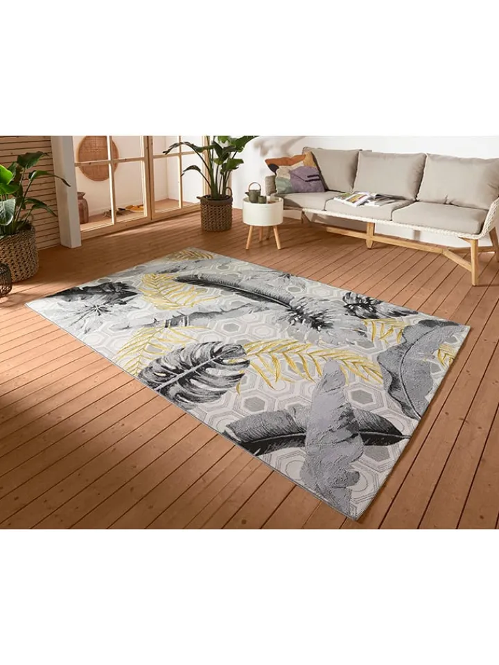 Hanse Home Outdoorteppiche<Indoor-/ Outdoor-Teppich "Flair" in Grau/ Gold