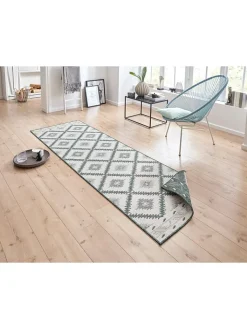 NORTHRUGS Teppiche & Fußmatten<Indoor-/ Outdoor-Teppich "Malibu" in Grün/ Creme