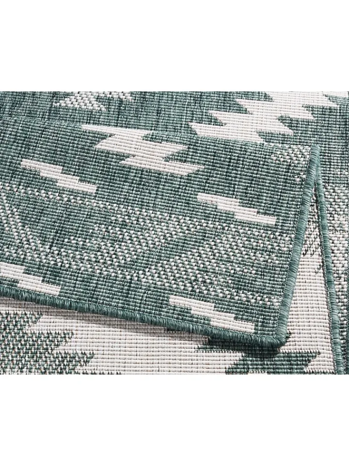 NORTHRUGS Teppiche & Fußmatten<Indoor-/ Outdoor-Teppich "Malibu" in Grün/ Creme