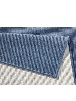 NORTHRUGS Outdoorteppiche<Indoor-/ Outdoor-Teppich "Miami" in Blau/ Creme