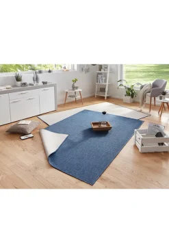NORTHRUGS Outdoorteppiche<Indoor-/ Outdoor-Teppich "Miami" in Blau/ Creme