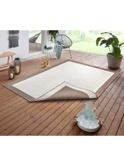 NORTHRUGS Outdoorteppiche<Indoor-/ Outdoor-Teppich "Panama" in Creme/ Hellbraun