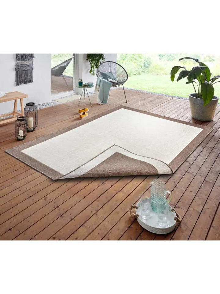 NORTHRUGS Outdoorteppiche<Indoor-/ Outdoor-Teppich "Panama" in Creme/ Hellbraun