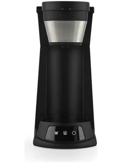 Petra Küchenelektronik<2in1-Eiskaffee-Maschine in Schwarz/ Silber